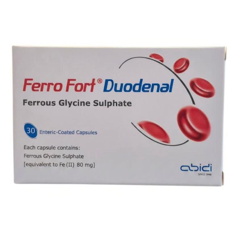 کپسول فروفورت دوئودنال (Ferro Fort Duodenal) عبیدی (۳۰ عددی)