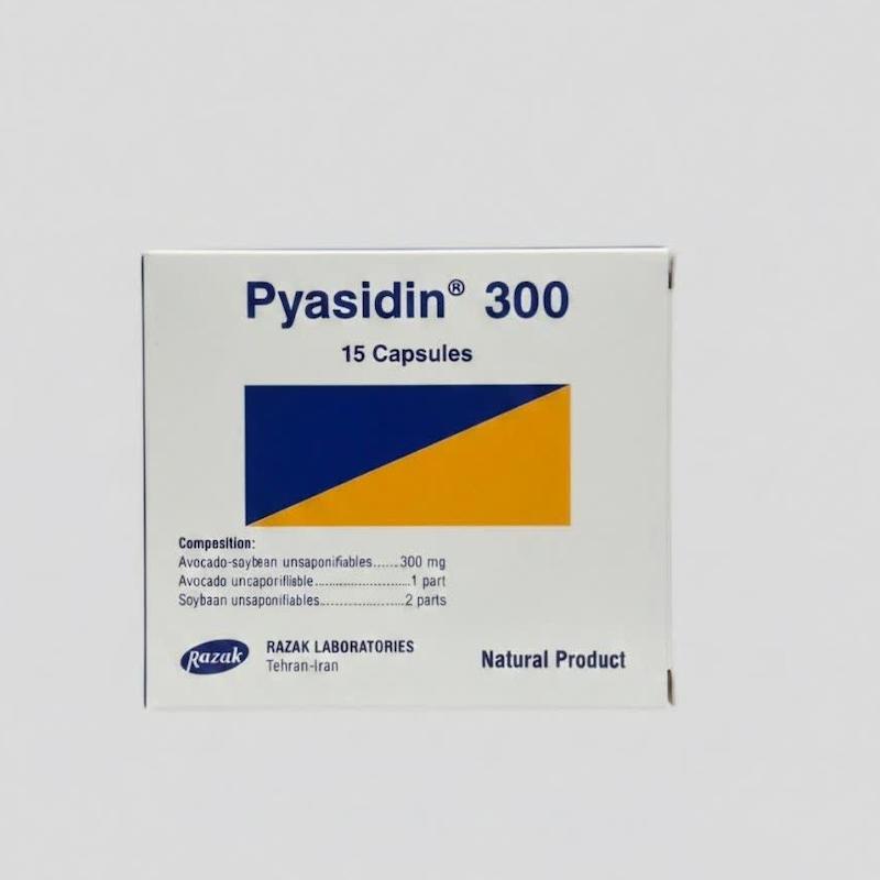 کپسول پیاسیدین ۳۰۰ (Pyasidin 300) رازک | بازسازی و محافظت طبیعی غضروف‌ها  (۱۵ عددی)