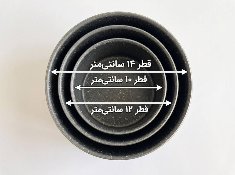 قالب کیک گرانیتی سری 3 تایی
