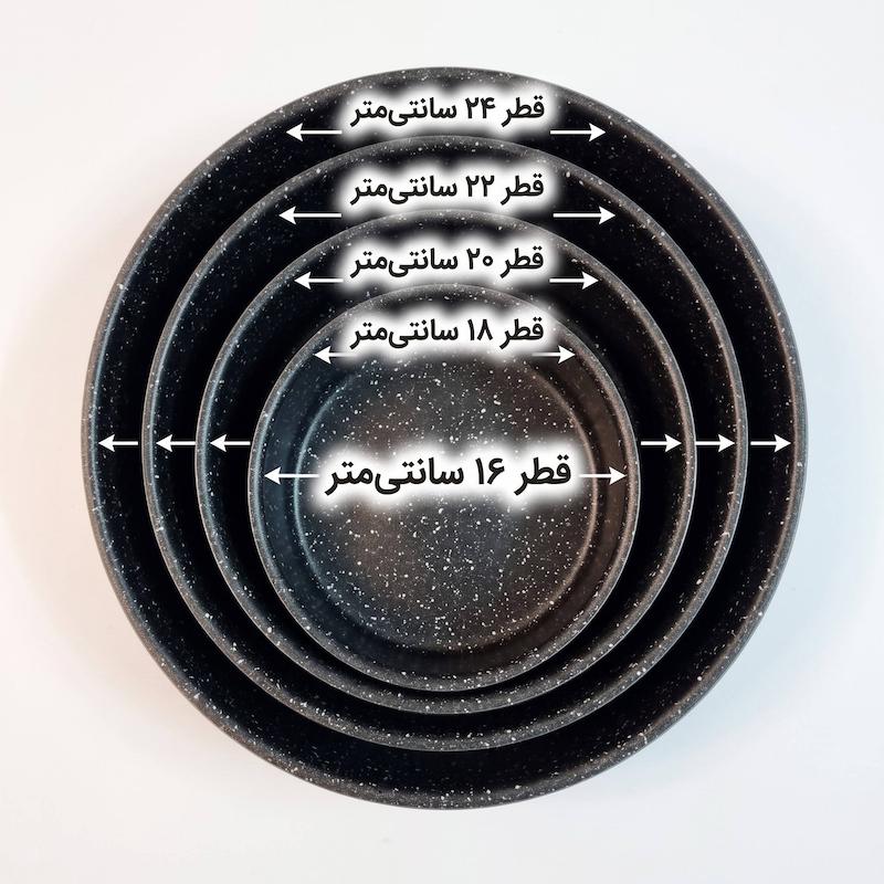 قالب کیک گرانیتی مجموعه 5 عددی