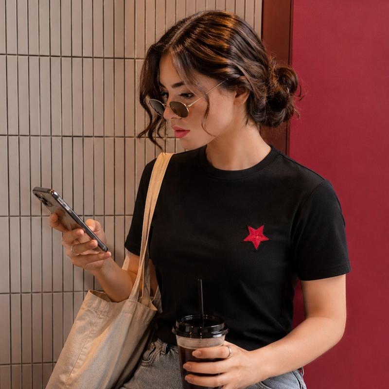تیشرت رد استار