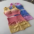 زنانه ست نیمتنه و شورتک آمبره