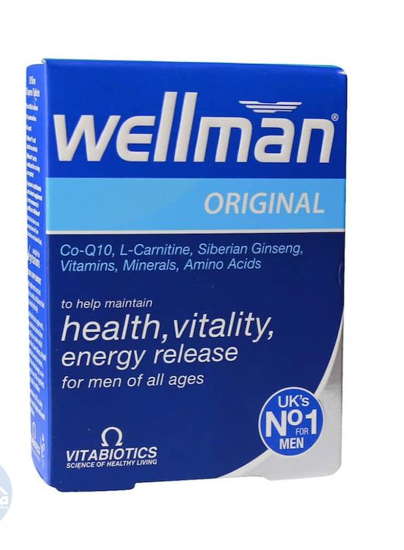 قرص ول من اورجینال ویتابیوتیکس مخصوص آقایان 30 عددwellman