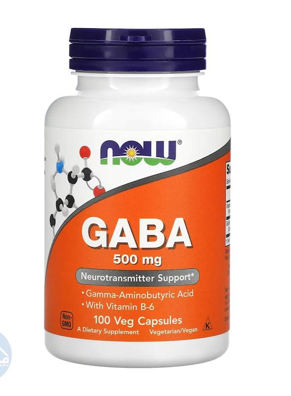 گابا و ویتامین B6 ناو فودز 100 عددیGABA