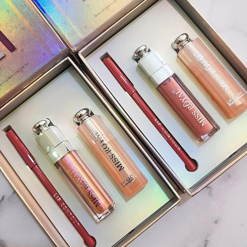 مجموعه آرایش لب میس رویال مجموعه 3 عددی