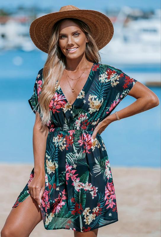 کاور آپ یا رومایویی حریر گلدار