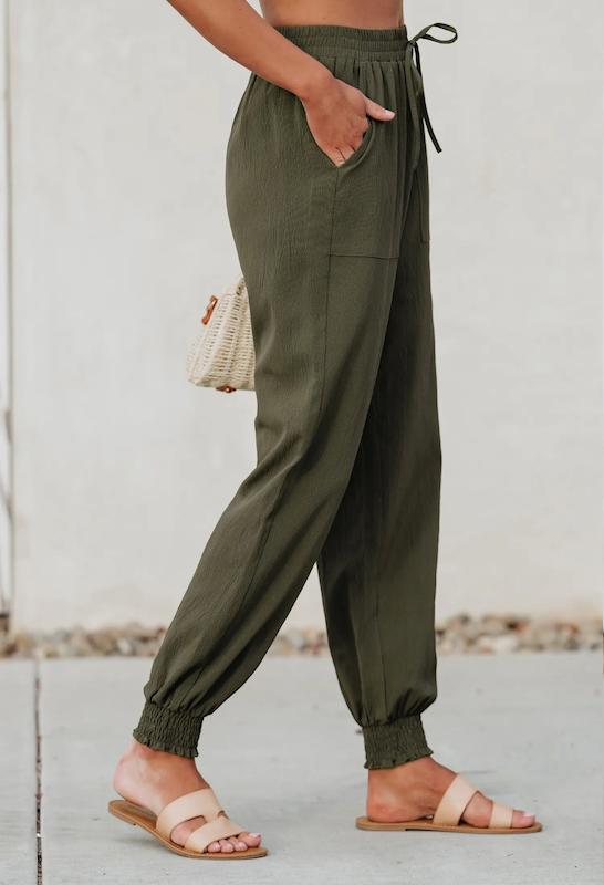 شلوار طرح چروک دمپا کش 