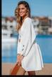 پیراهن زنانه وارداتی سفید سایز S 38 