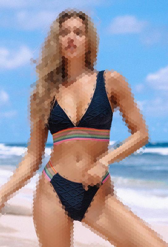 بیکینی وارداتی زنانه برند کاپشی 