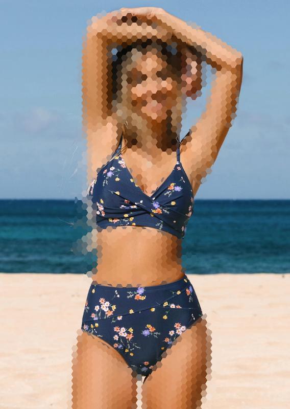 بیکینی وارداتی زنانه برند کاپشی 