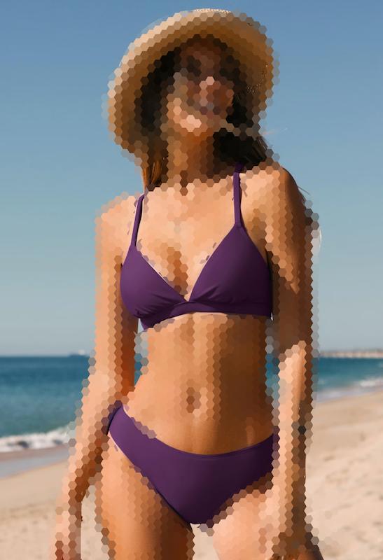 بیکینی وارداتی زنانه برند کاپشی 