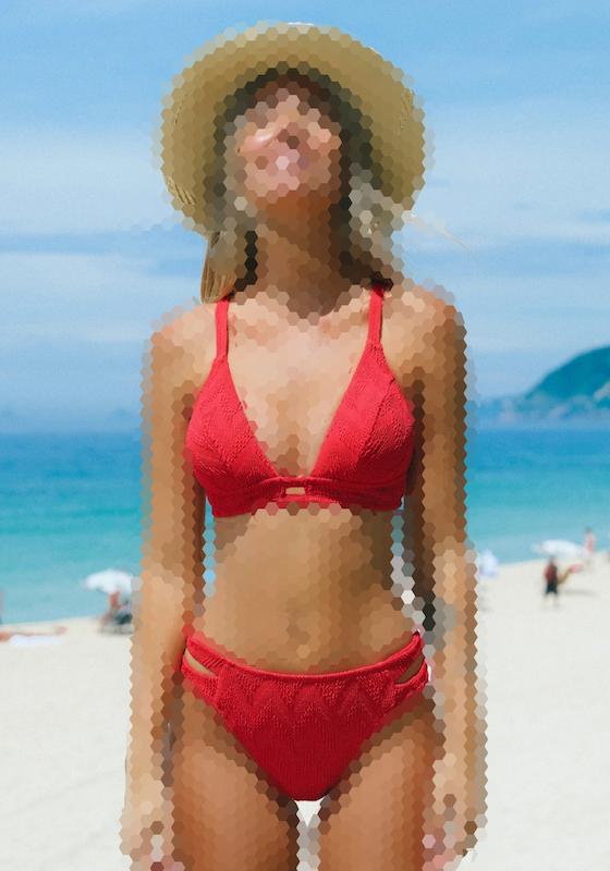 بیکینی وارداتی زنانه برند کاپشی 