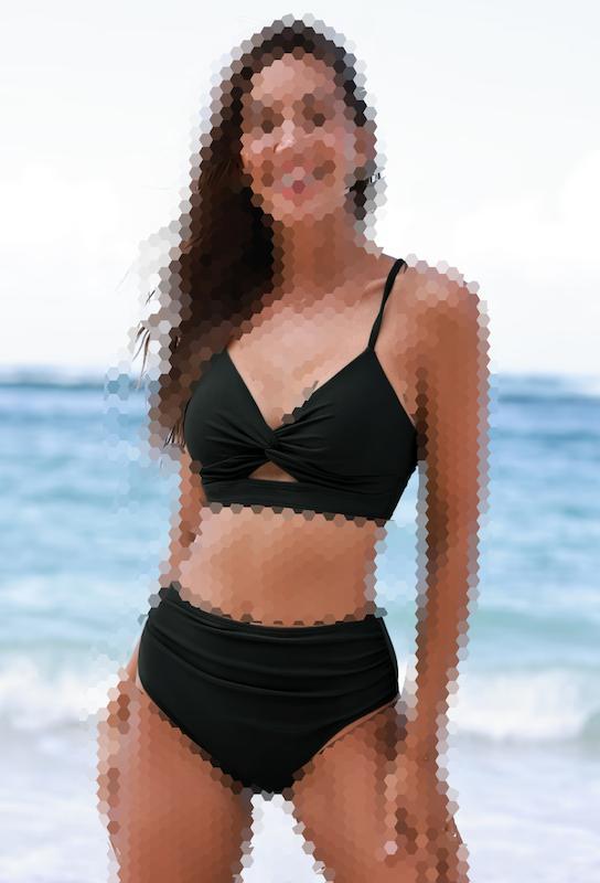 بیکینی وارداتی زنانه برند کاپشی 