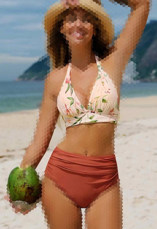 بیکینی وارداتی زنانه برند کاپشی 