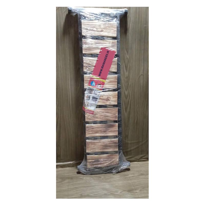 رگال لباس ۱۵۰ پروفیلی جا کفشی‌دار چوبی مدل لوکس هوم پلاس