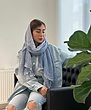 شال کنفی دور ریش آبرنگی وارداتی كد ٢١٦