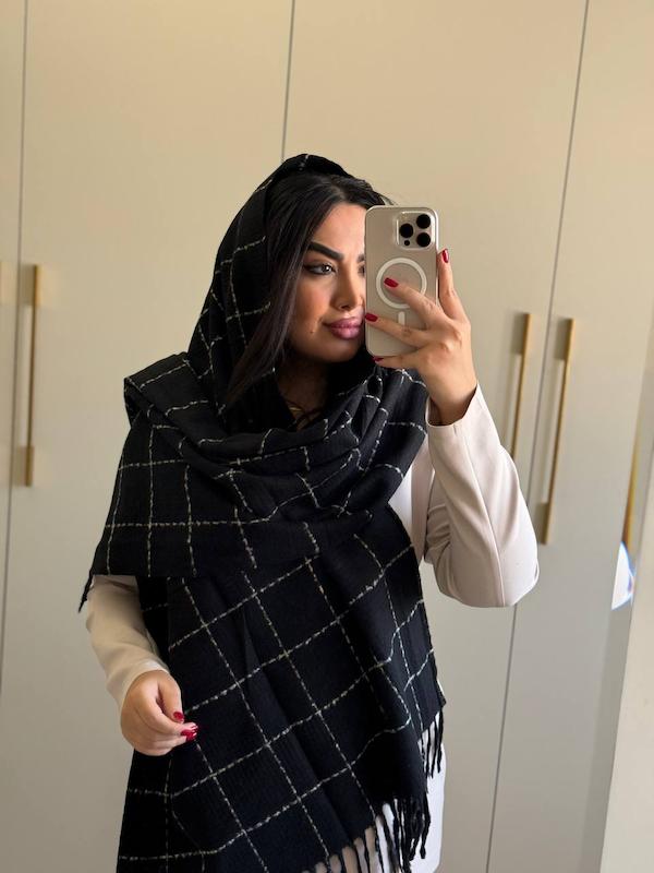 شال موهر MANGO وارداتی کد ٣۴۴