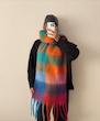 بیگ اسکارف آبرنگی 🌈rainbow وارداتی کد۳۵۴