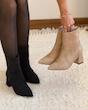 نیم بوت پاشنه دار زنانه مدل روژین