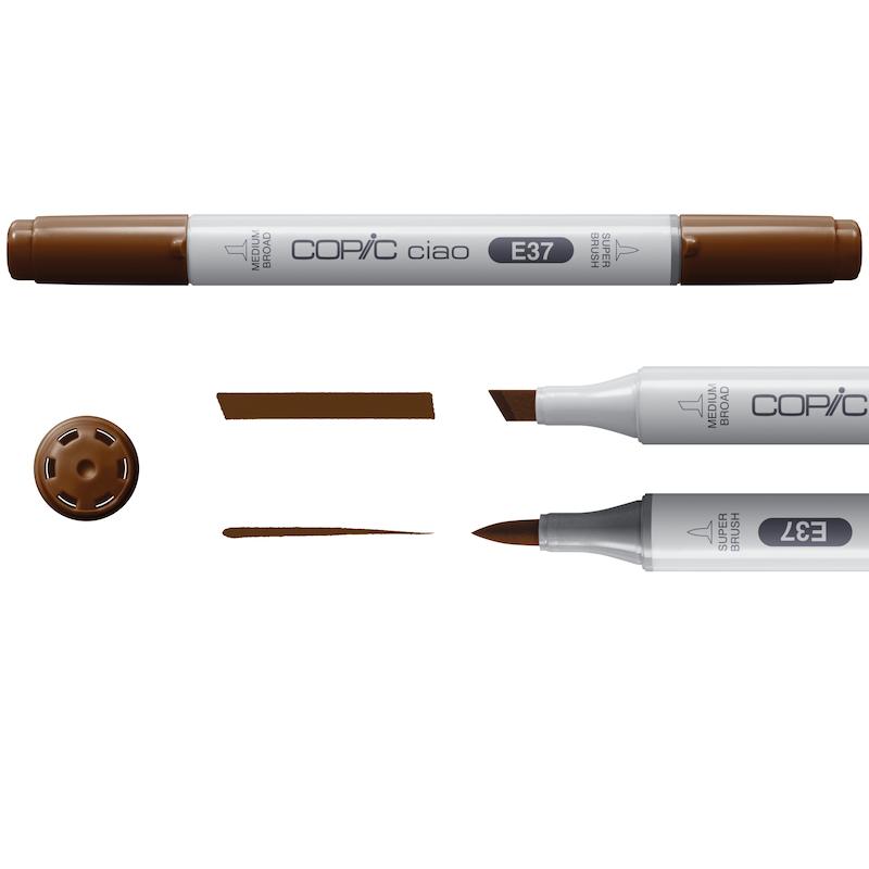مجموعه‌ی ۱ + ۵ تایی ماژیک کوپیک copic سری ciao رنگ‌های چهره ۲