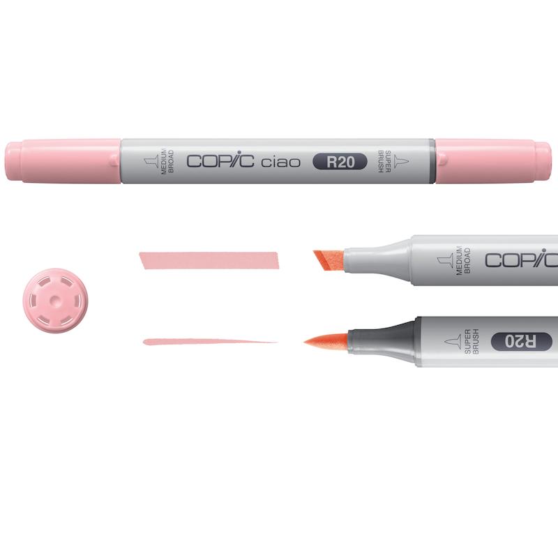 مجموعه‌ی ۱ + ۵ تایی ماژیک کوپیک copic سری ciao رنگ‌های چهره ۱