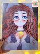 بوم نقاشی الماسی طرح دختر خیال انگیز ۱۰۶۲