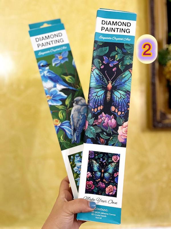 نقاشی الماسی رولی طبیعت بزرگسال ۵۰ در ۴۰