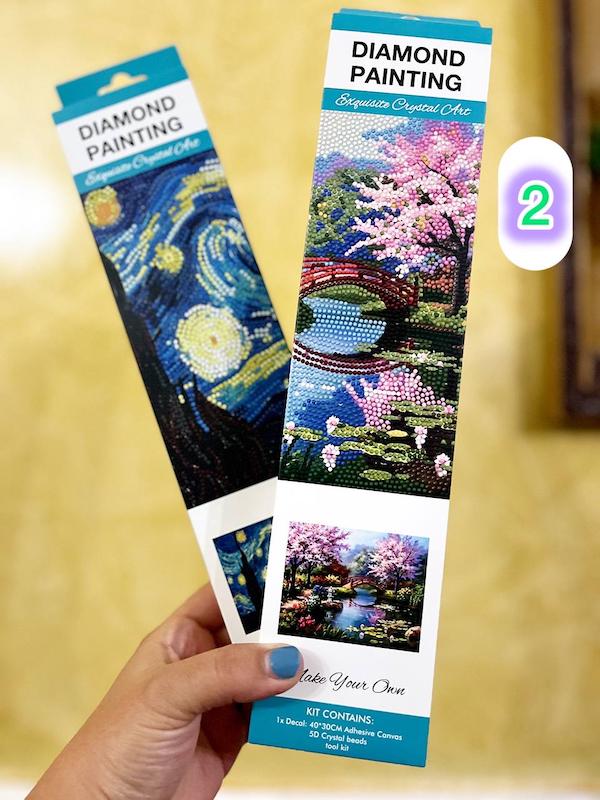 نقاشی الماسی  بزرگسال رولی طبیعت۳۰ در ۴۰ 