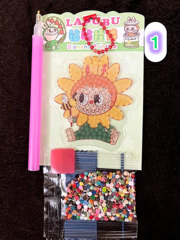 مینی نقاشی الماسی آویزی پلکسی لبوبو