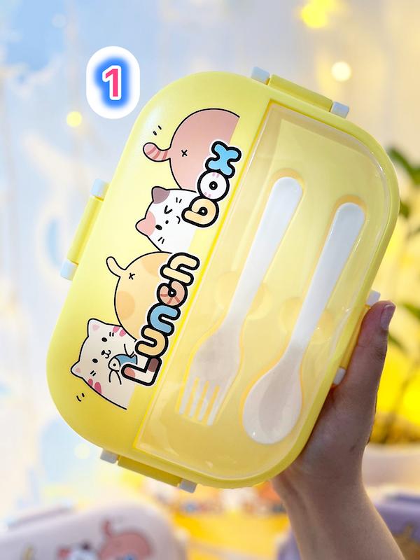 ست ظرف غذا و قاشق و چنگال CAT