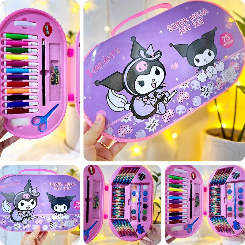 پک نقاشی ۷۵ تکه کرومی ست رنگ آمیزی