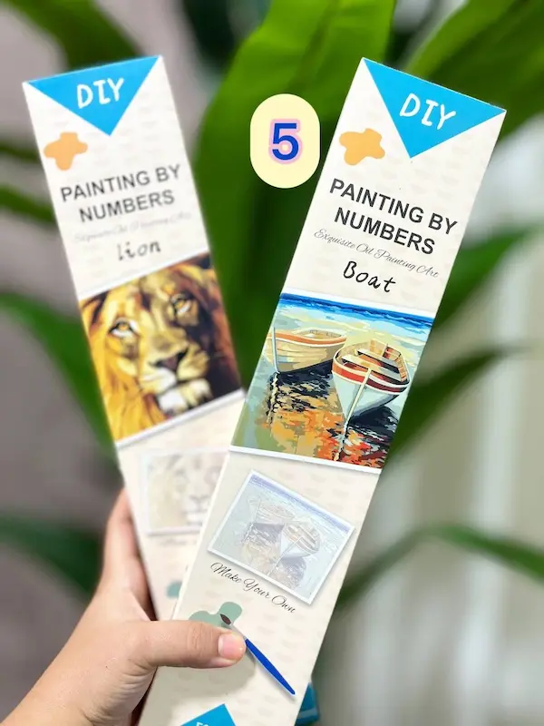 رول نقاشی آبرنگی شماره گذاری شده 40*50