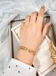 دستبند کارتیر طلایی برند ZJ. JEWELRY