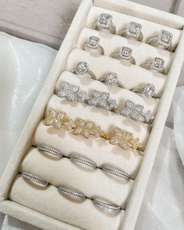 کالکشن انگشتر جواهری زیرکنیا Cubic Zirconia