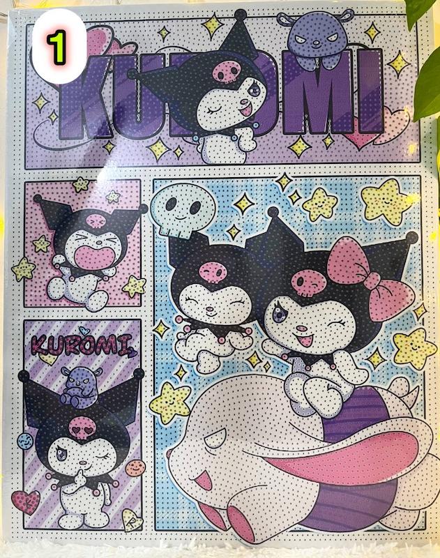 نقاشی الماسی  کرومی و مای ملودی سایز ۴۰ در ۵۰ 