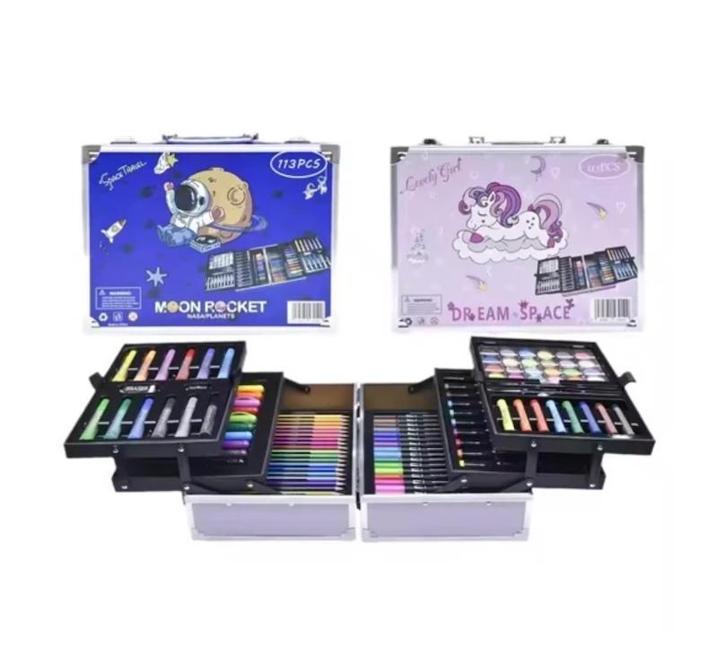 فول پکیج نقاشی ۱۳۳ تکه یونیکورن و فضانورد ۱۰۵۳