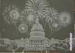 اسکرچ برد (نقاشی خراشیدنی) a4 آتش بازی Fireworks