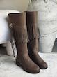 بوت بلند قهوه‌ای زنانه