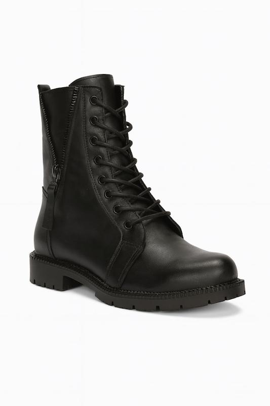 نیم بوت چرم بندی لژ دار / پپرونی...