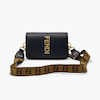 کیف وارداتی FENDI چرم مشکی مجلسی / پپرونی...