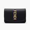 کیف وارداتی FENDI چرم مشکی مجلسی / پپرونی...