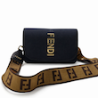 کیف وارداتی FENDI مخمل سورمه‌ای مجلسی / پپرونی...