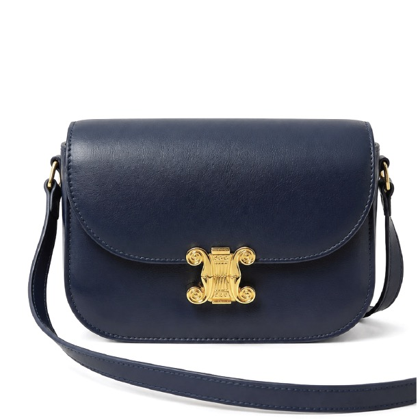 کیف  celine paris چرم وارداتی سورمه ای / کلاین پاریس