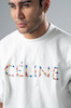 تیشرت ماکان وارداتی CELINE سفید