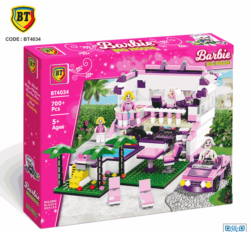 لگو خانه باربی بزرگ مدل BT4034