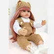 عروسک تمام سیلیکونی سنسور دار هوشمند گریه و خنده باطری خور