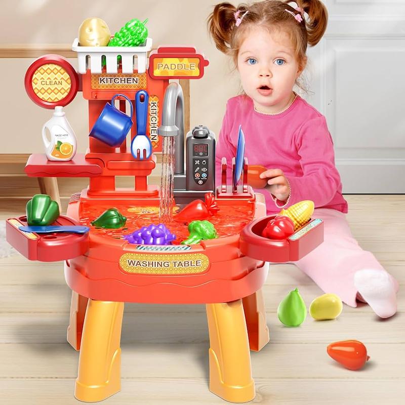 سینک آشپزخانه کودک Pupu Pig وارداتی پایه دار و قابل حمل