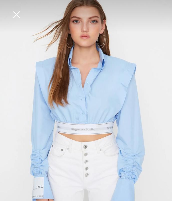 کراپ شومیز sagaza