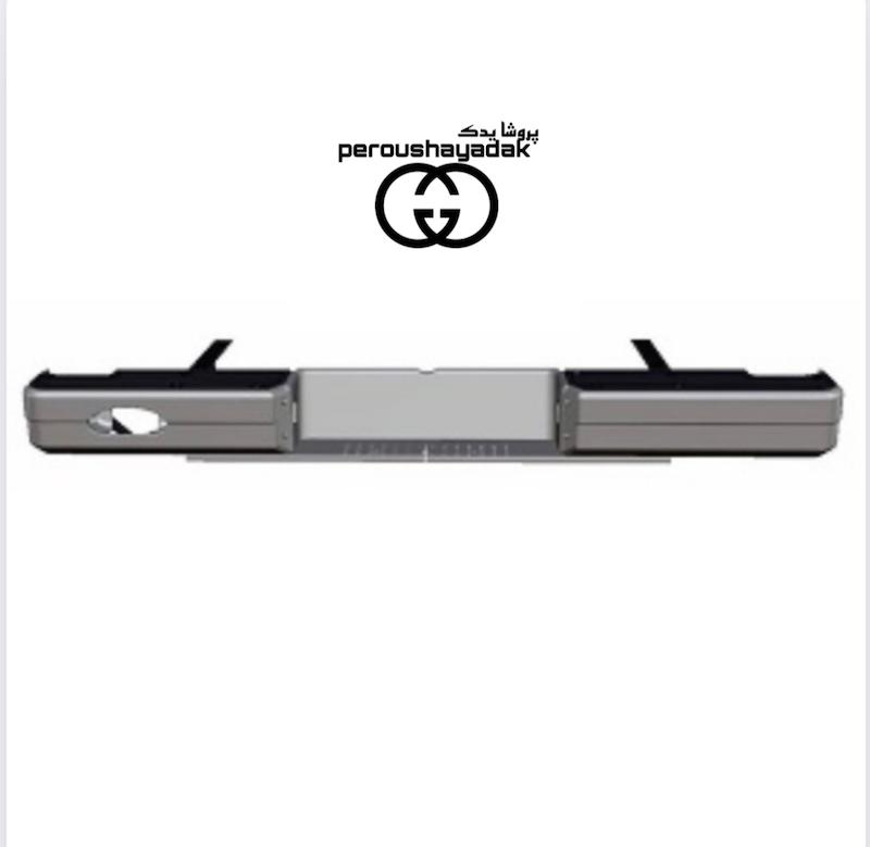 سپر عقب با جای مه شکن آبکاری شده وانت کارا اصلی