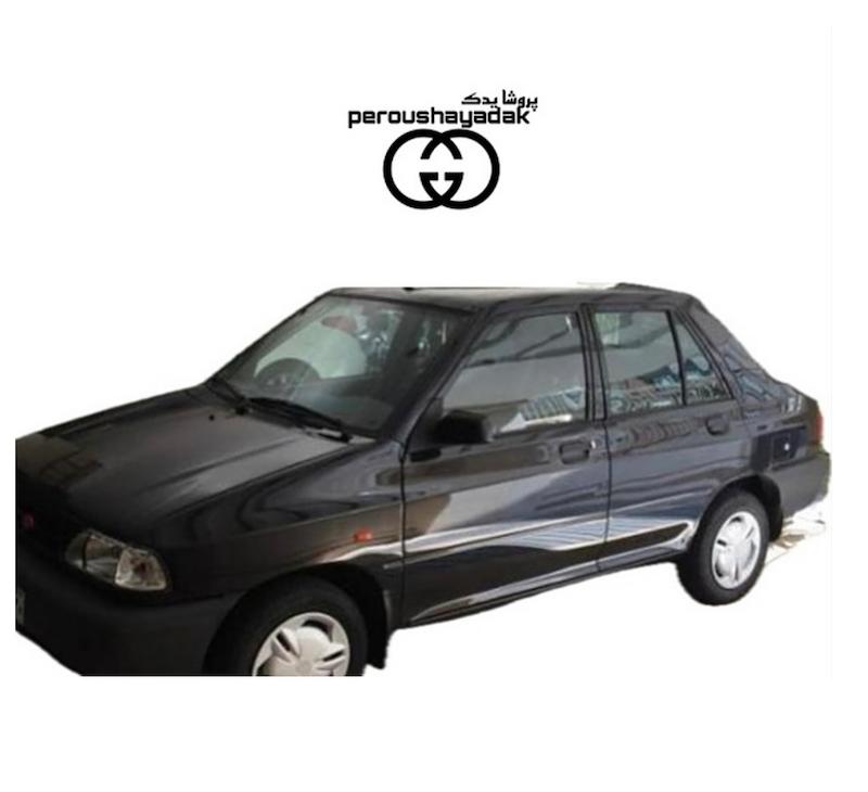 درب عقب چپ پراید صبا و 131 رنگ مشکی شرکتی | آماده نصب 